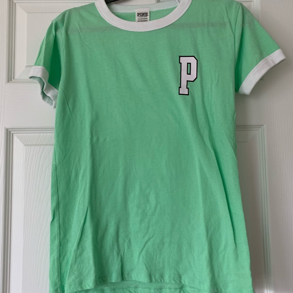 VS Pink Green Very Soft Shirt